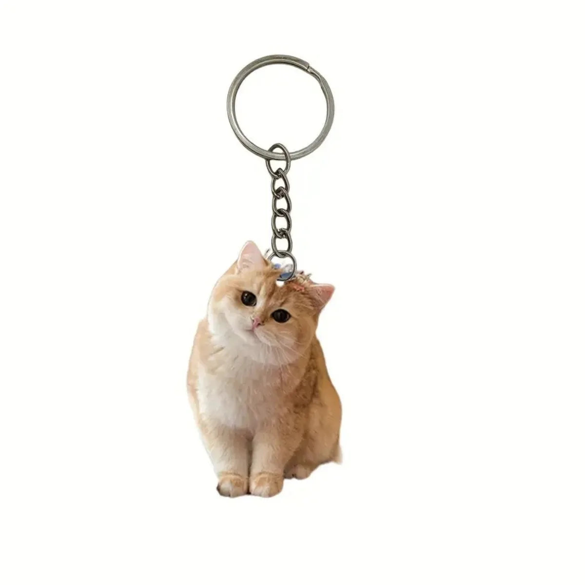 Acrylic Cat Keyring