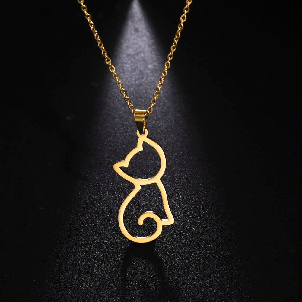 Little Kitten Pendant Necklace