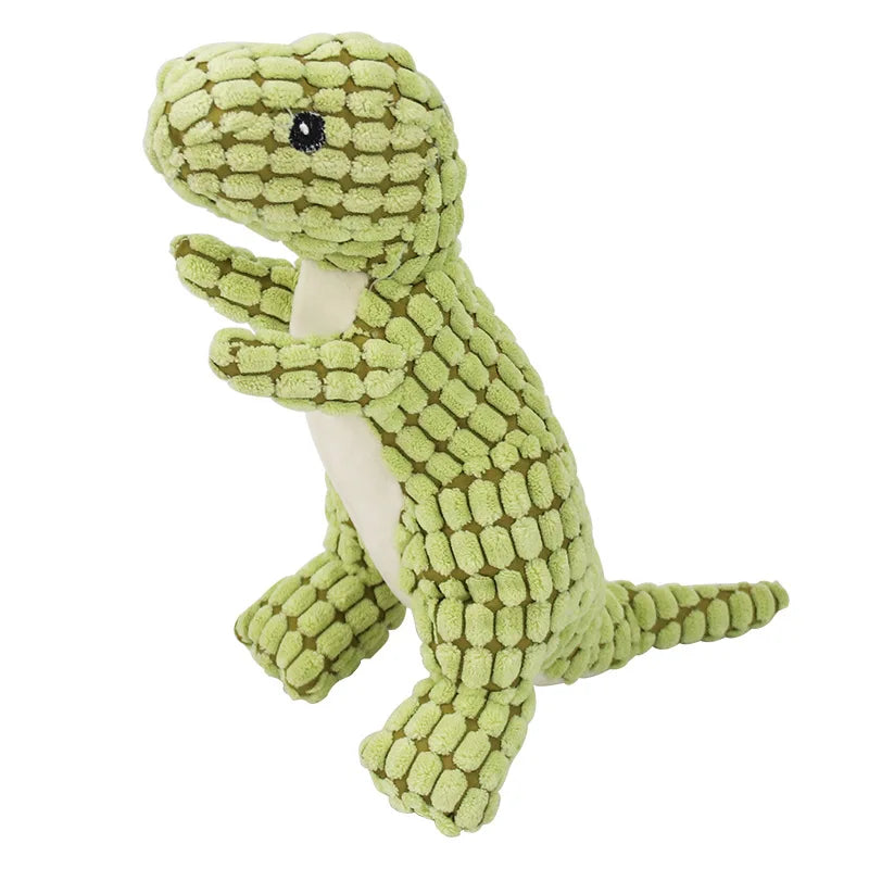 Corduroy Dinosaur Squeaky Toy