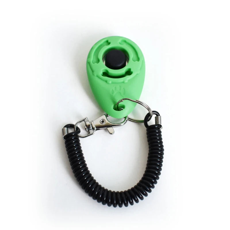 Dog Training Clicker with Wrist Strap - Emerald Green