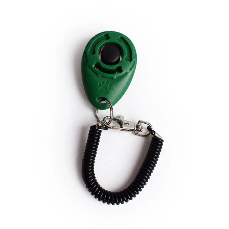 Dog Training Clicker with Wrist Strap - Green