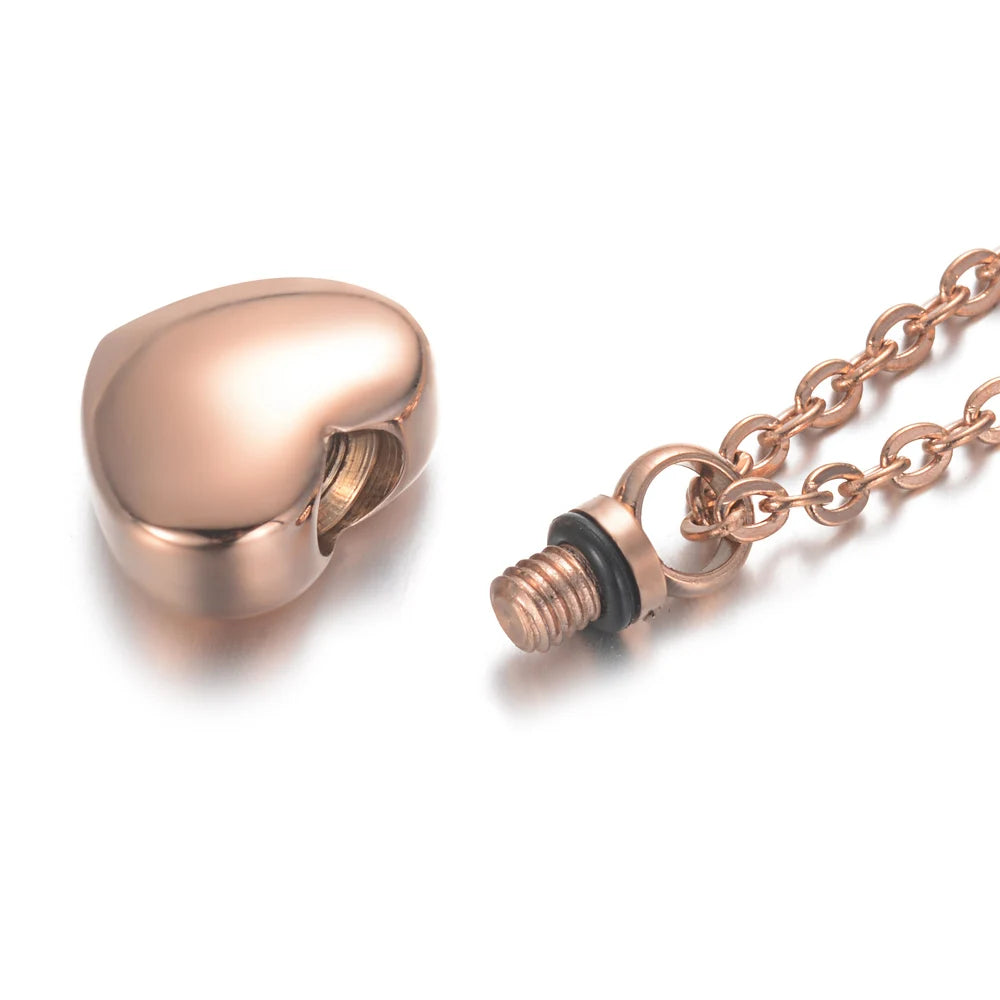Heart Keepsake Urn Necklace