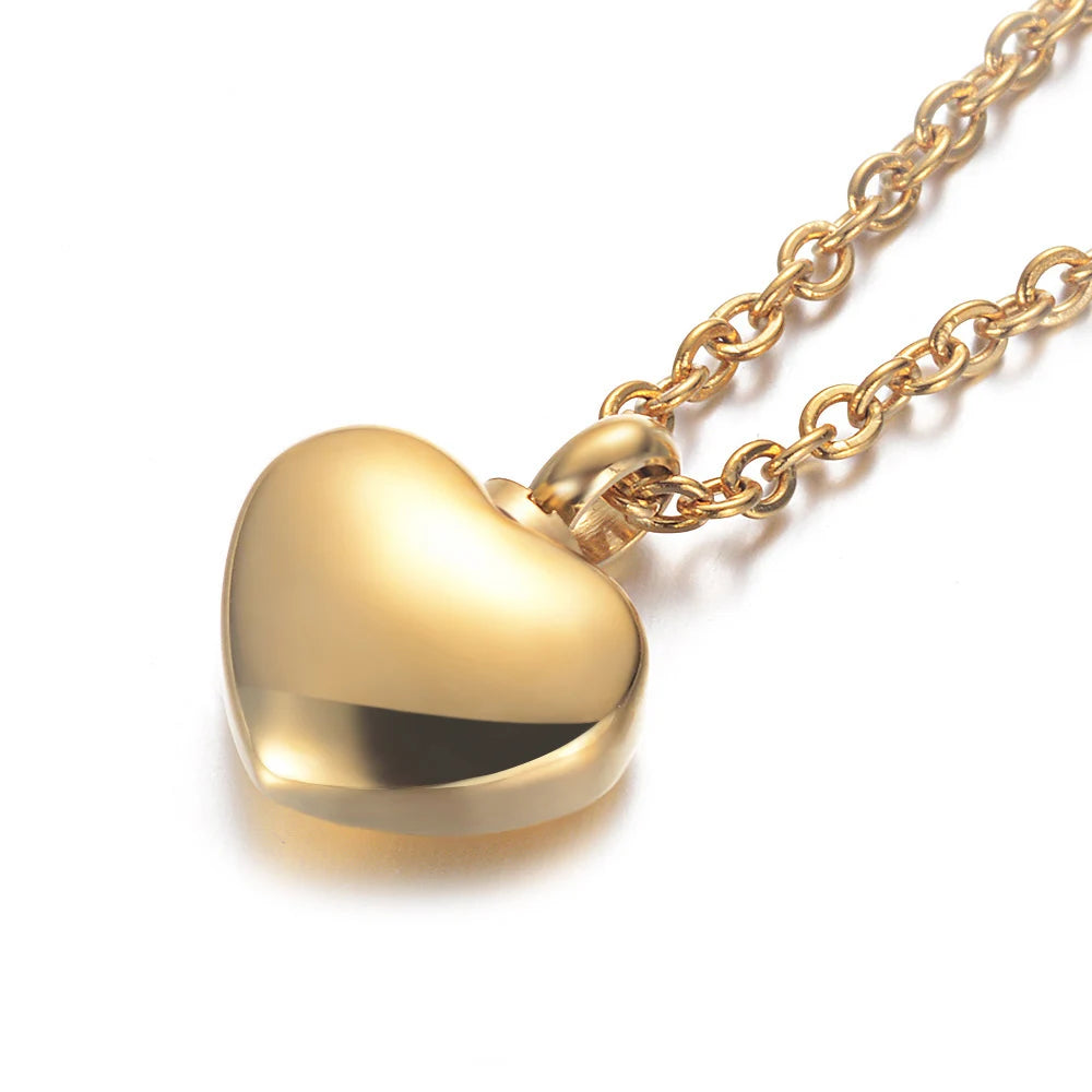 Heart Keepsake Urn Necklace