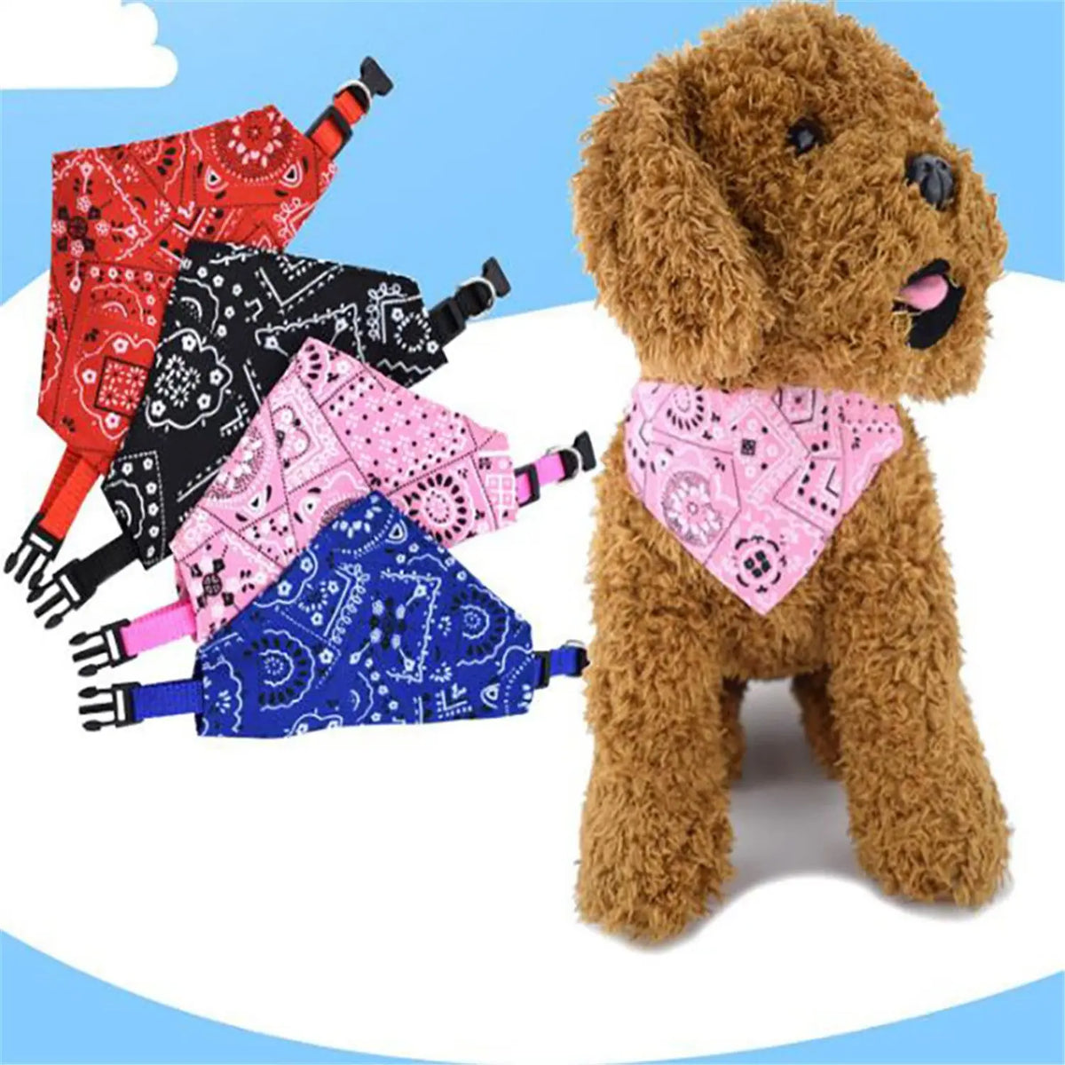 Paisley Bandana Collar for Dogs and Cats