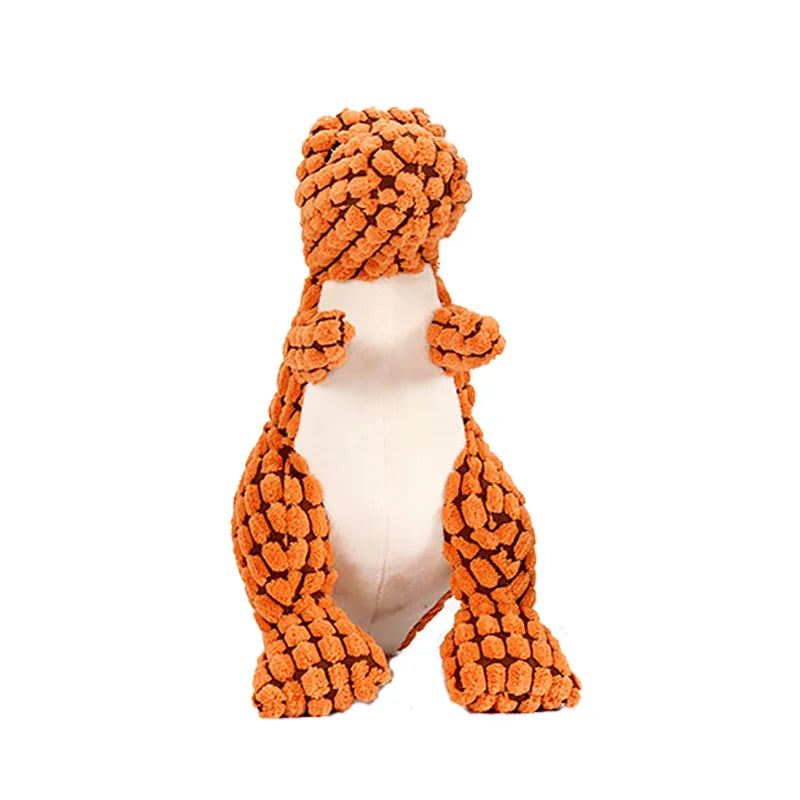 Corduroy Dinosaur Squeaky Toy