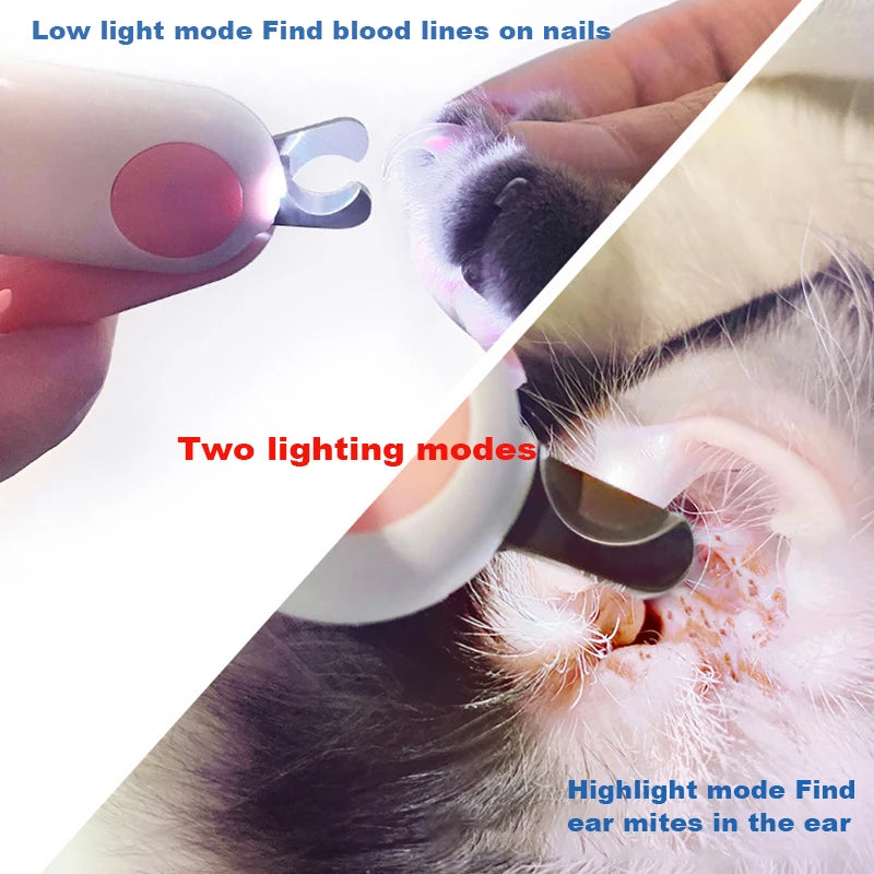 LED pet nail clipper
