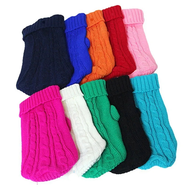 Cable Knit Jumper for Small Dogs and Cats