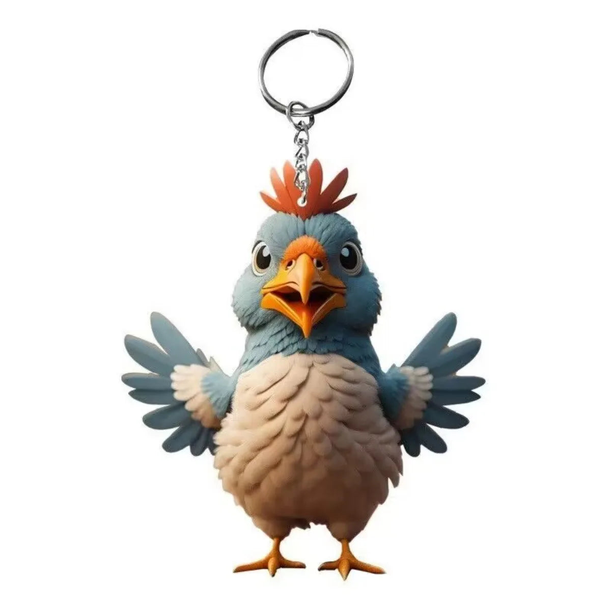 Acrylic Cat Keyring