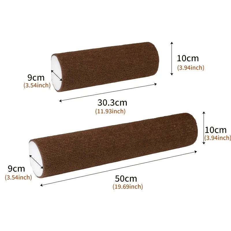 Wall-Mounted Cat Scratching Roll - Brown / 30 cm