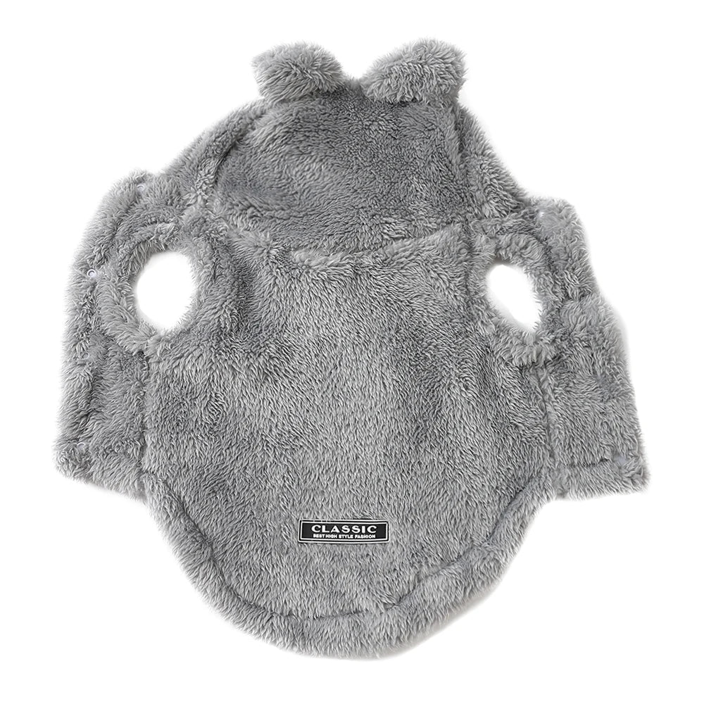 Soft Fleece Hooded Dog Coat