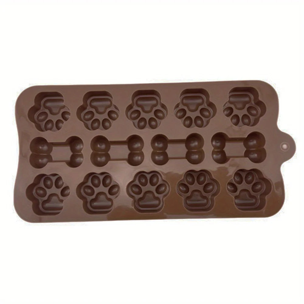 Bone and Paw Silicone Treat Mould