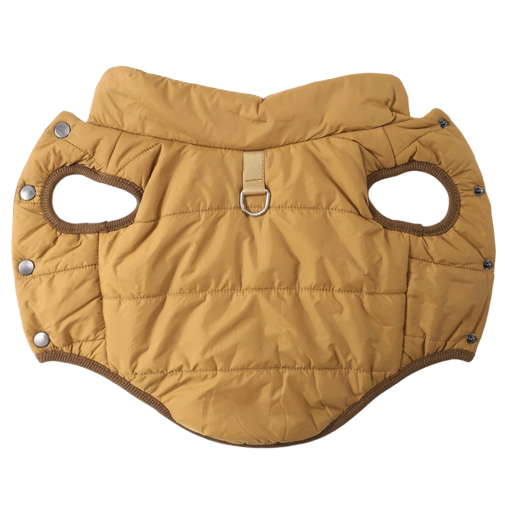 Water-Resistant Fleece-Lined Dog Coat