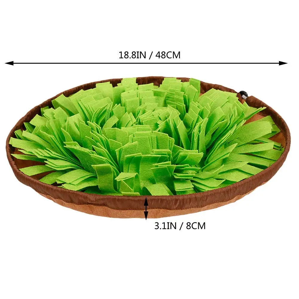 Round Snuffle Mat for Dogs