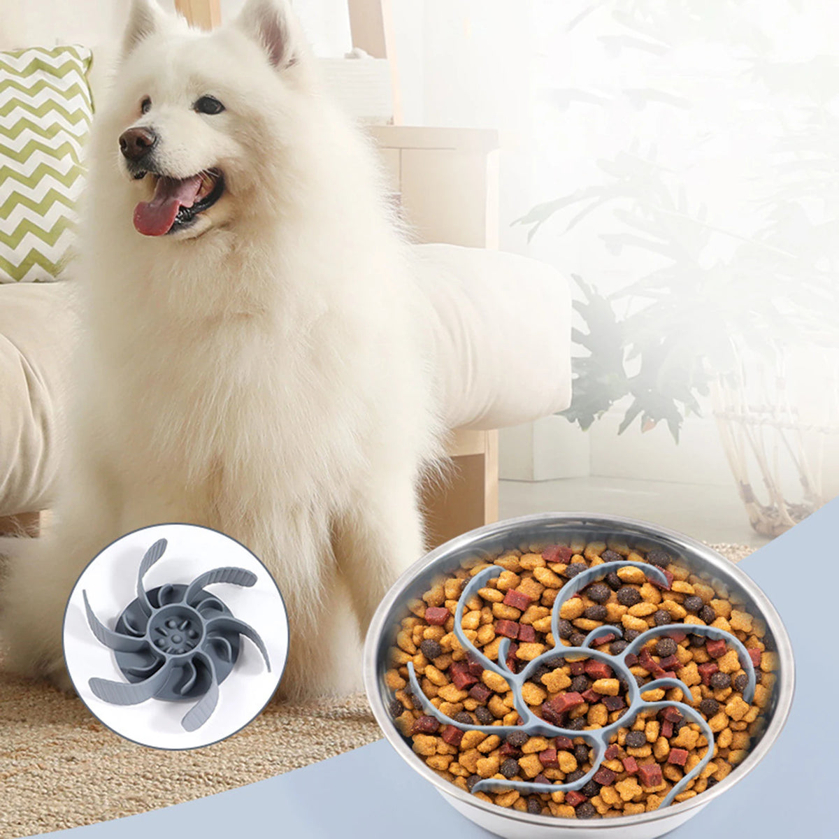 Slow Feeder Insert for Dog Bowls