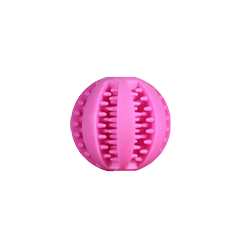 Treat Dispensing Rubber Ball for Dogs - Pink / 5 cm (small dogs)