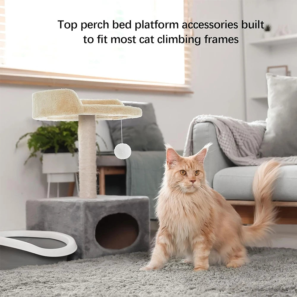 Plush Cat Tree Replacement Platform