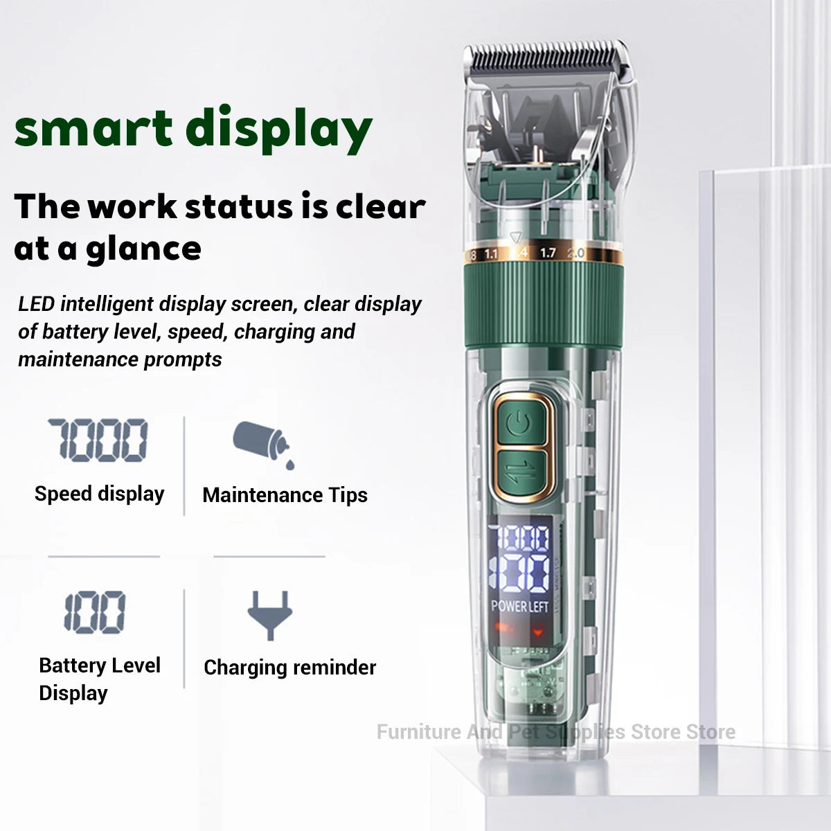 Rechargeable Pet Hair Clipper