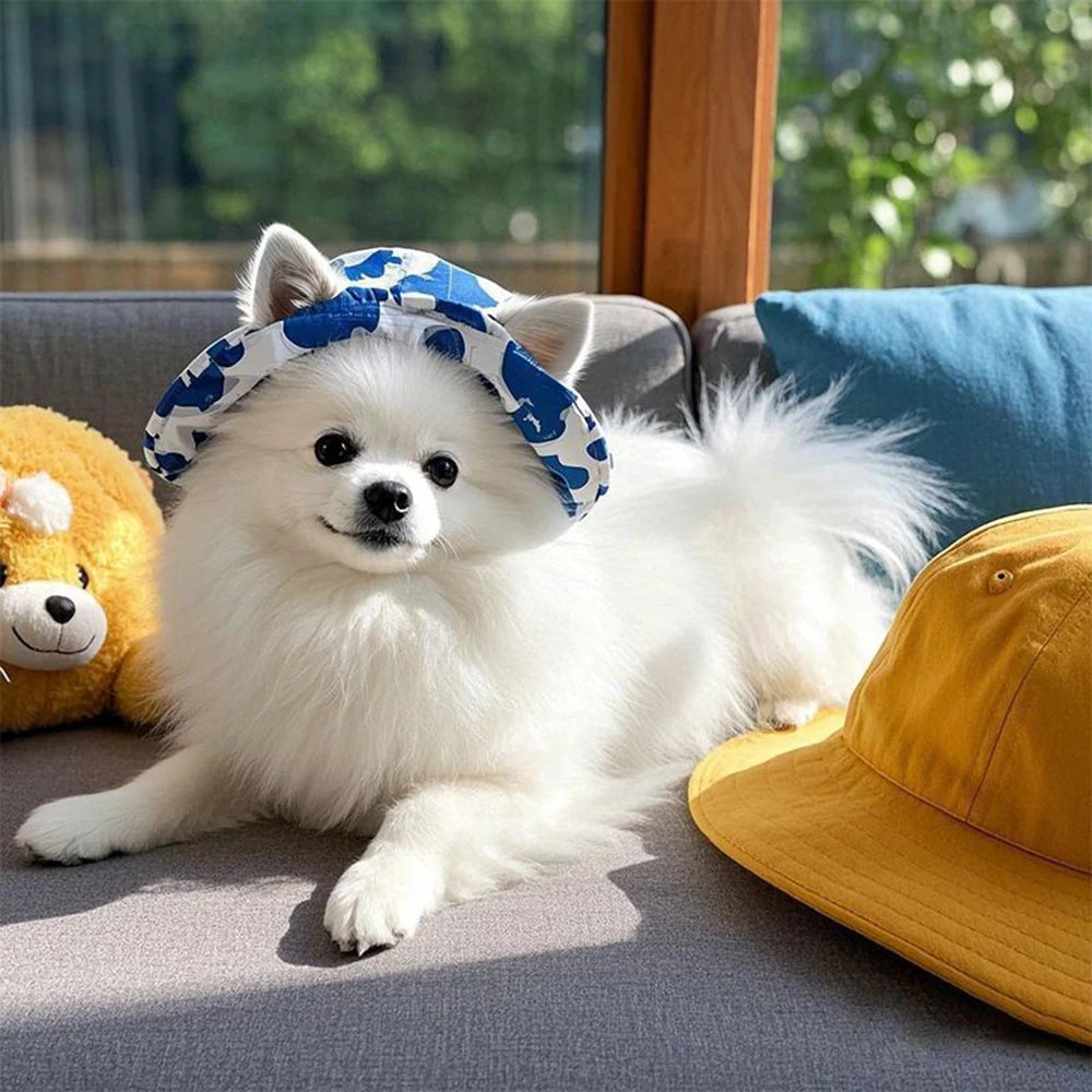 Printed Sun Cap for Dogs