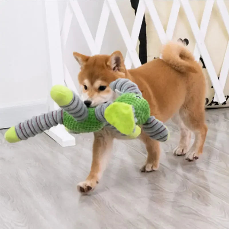 Large Squeaky Plush Animal Dog Toy