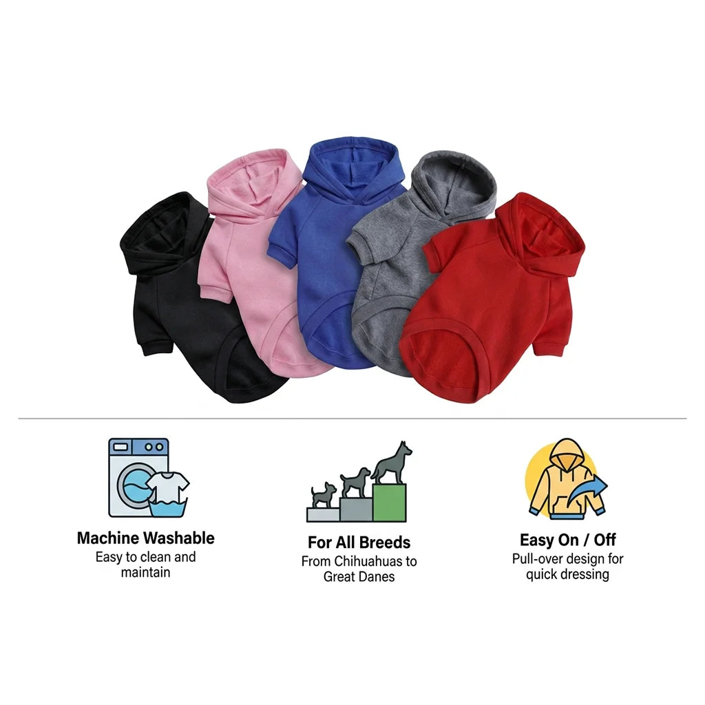 Warm Hoodie for Large Dogs