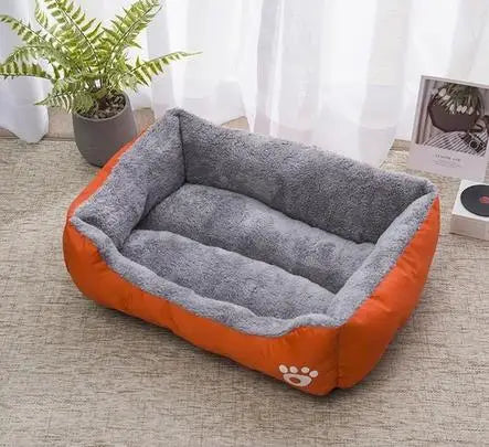 Square Dog Bed with Raised Sides - 7 / 40x30 cm
