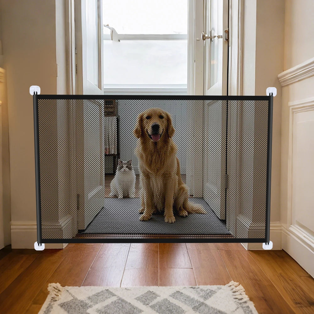 Folding Mesh Pet Gate, Size M