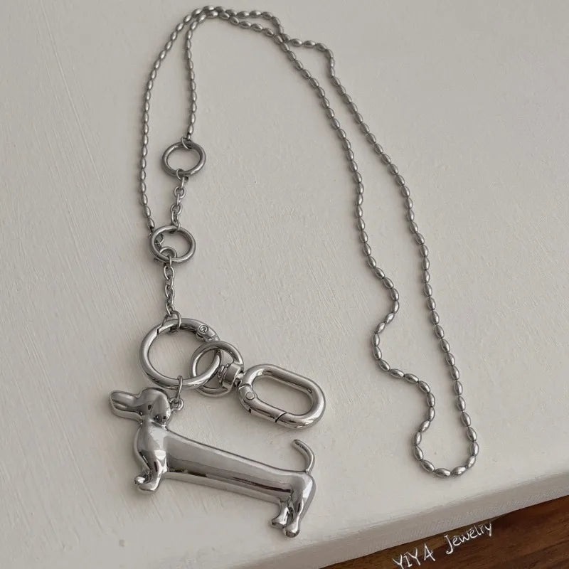 Sausage Dog Pendant Necklace