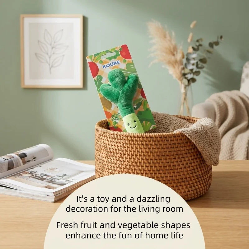 Squeaky Plush Spring Onion Toy
