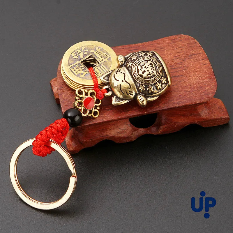 Lucky Cat Keyring