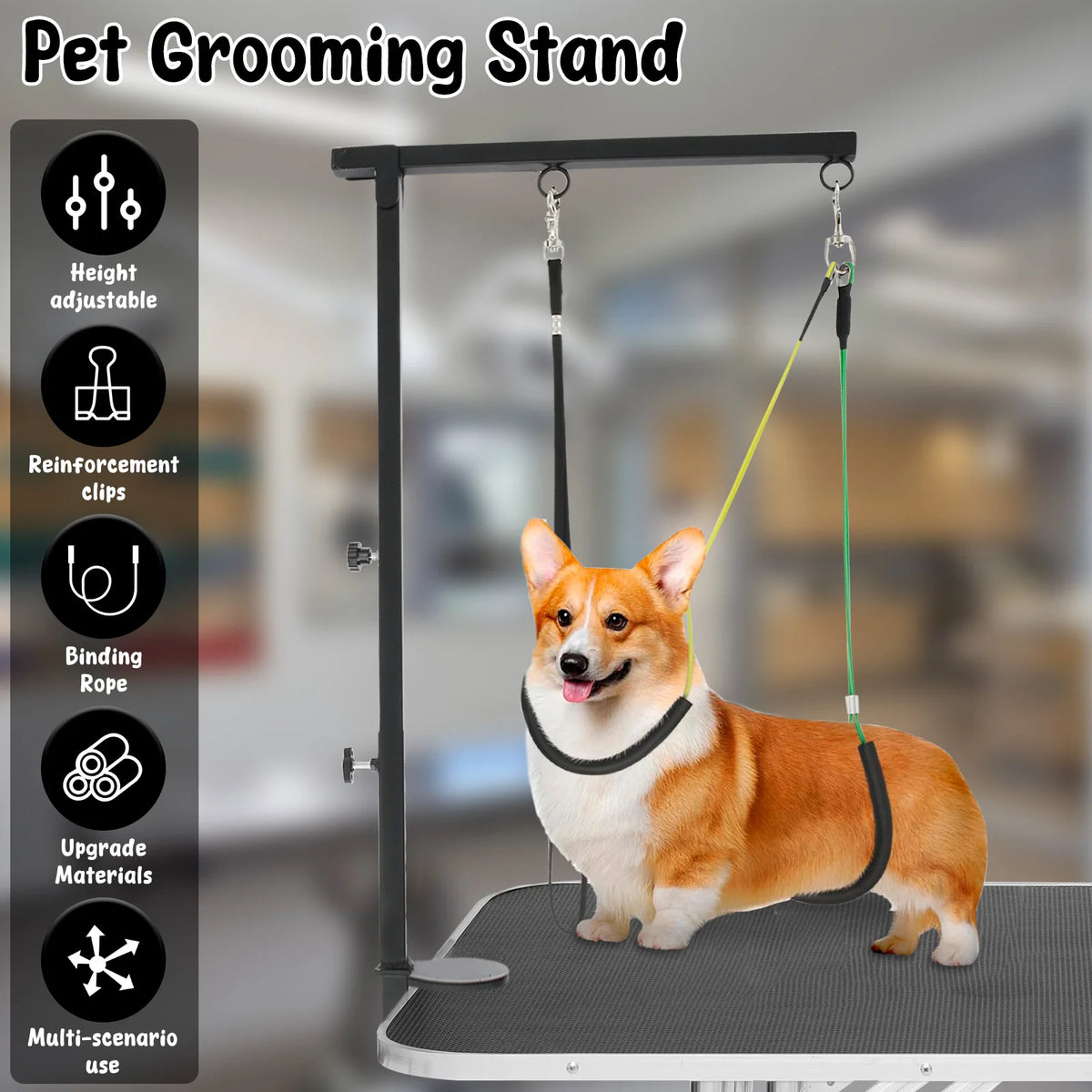 Grooming Table Arm with Clamp