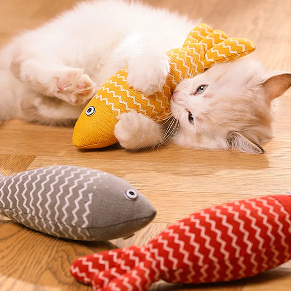 Fabric Fish Cat Toy