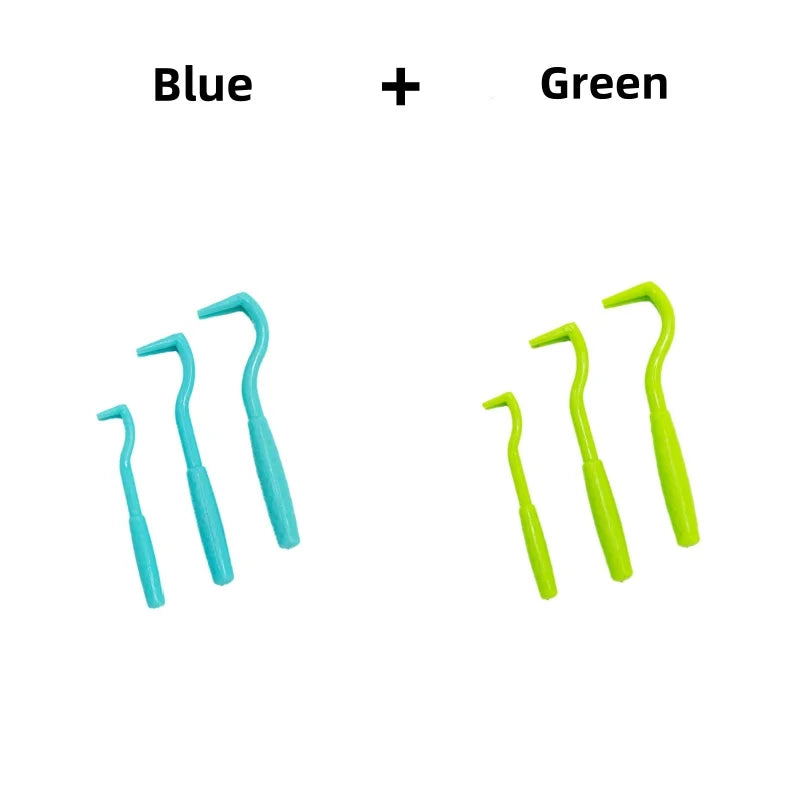 Tick Removal Hooks for Dogs and Cats - Blue And Green