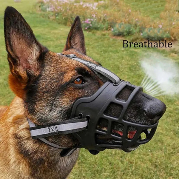 Breathable Basket Muzzle for Dogs