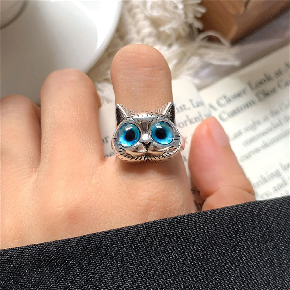 Cat Eye Adjustable Ring