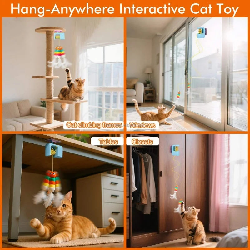 Automatic Door-Hanging Cat Toy