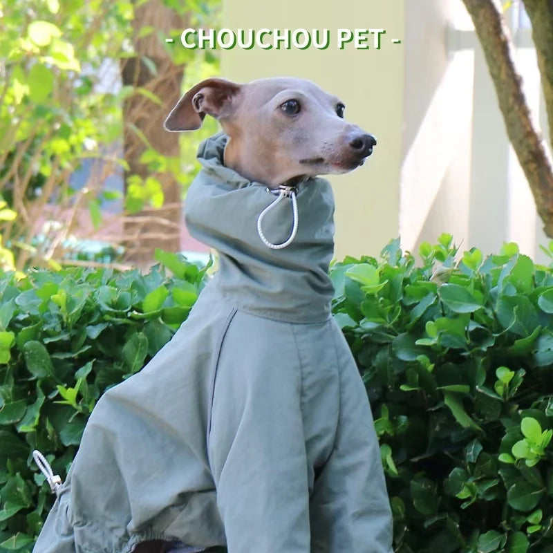 Raincoat for Greyhounds and Whippets