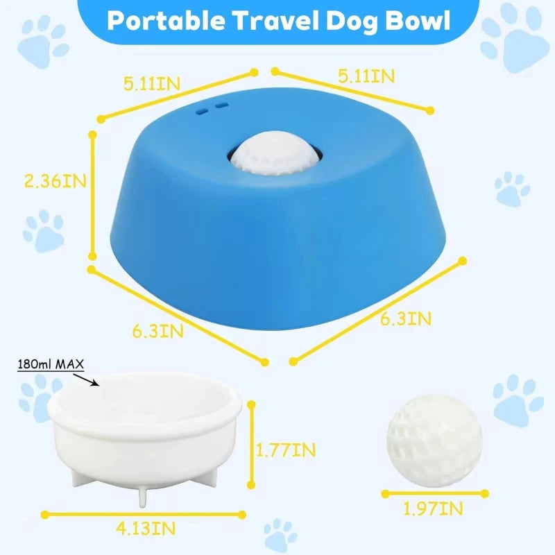 Slow Lick Bowl with Floating Ball
