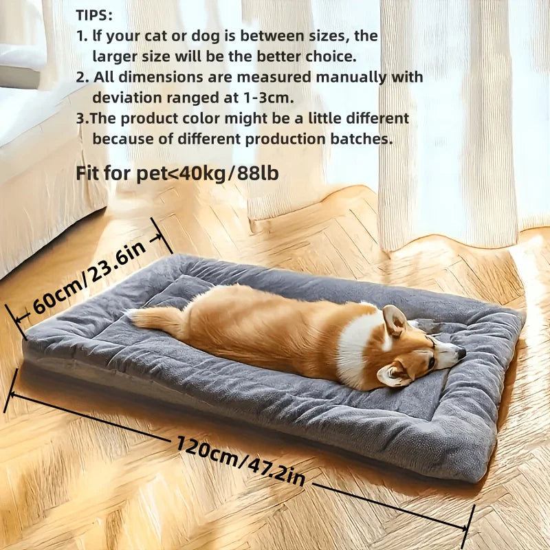 Plush Crate Mat Dog Bed