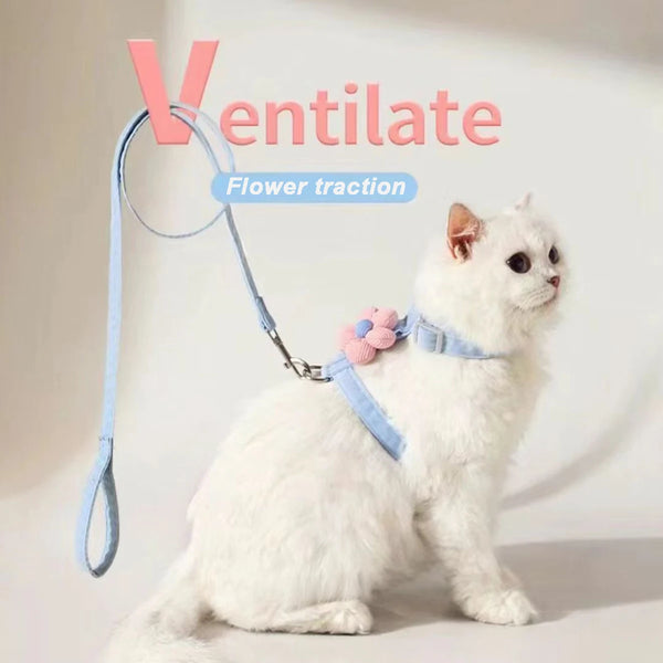 Cute Harness and Lead Set for Cats and Small Dogs