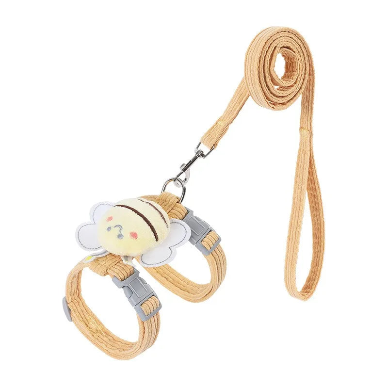 Bee Harness and Lead Set for Cats