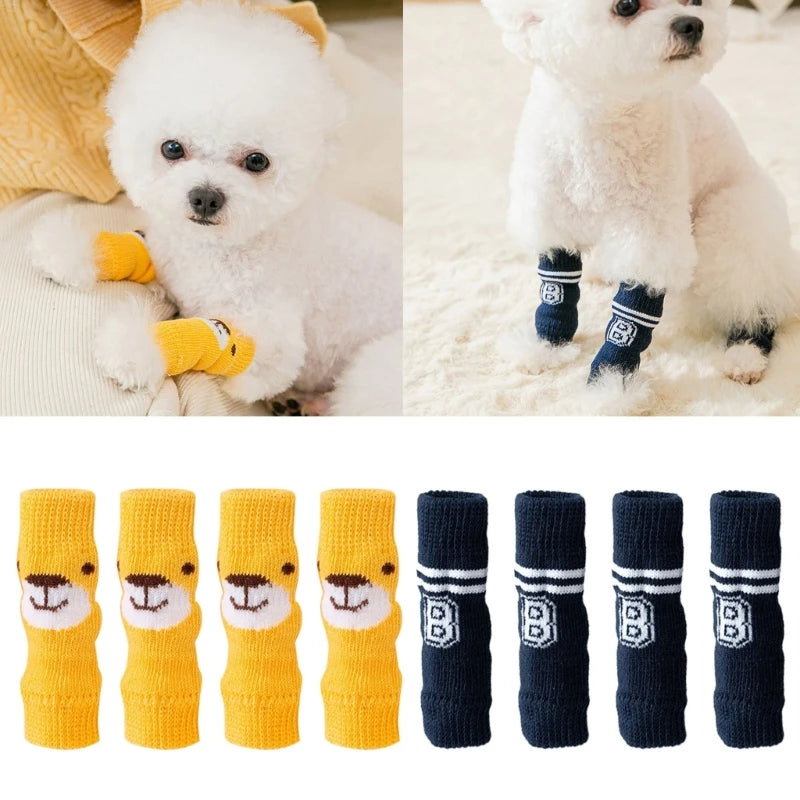 Knitted Leg Warmers for Small Dogs