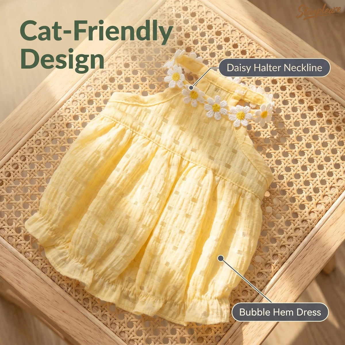 Daisy Summer Dress for Cats