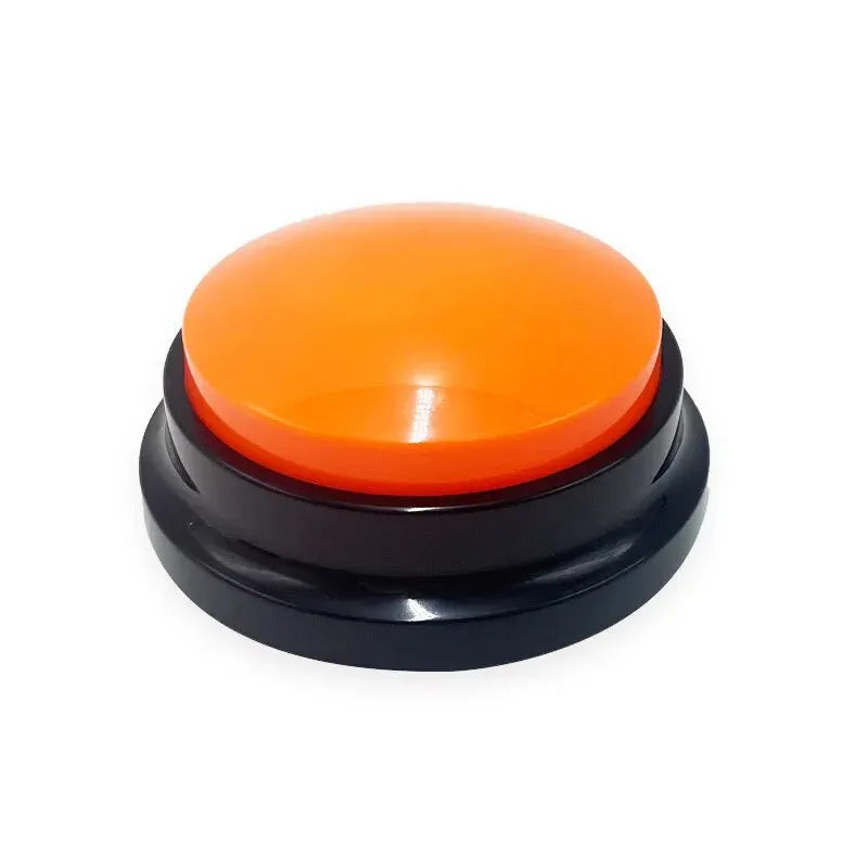 Recordable Talking Button for Dogs - Orange