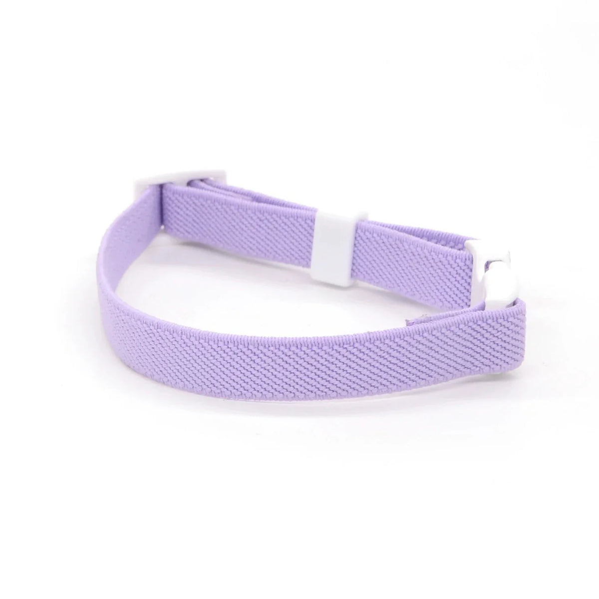 Stretchy Elastic Safety Collar for Cats - Purple / L (25 to 30 cm)