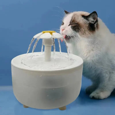 Flower Cat Water Fountain, 1.2 L