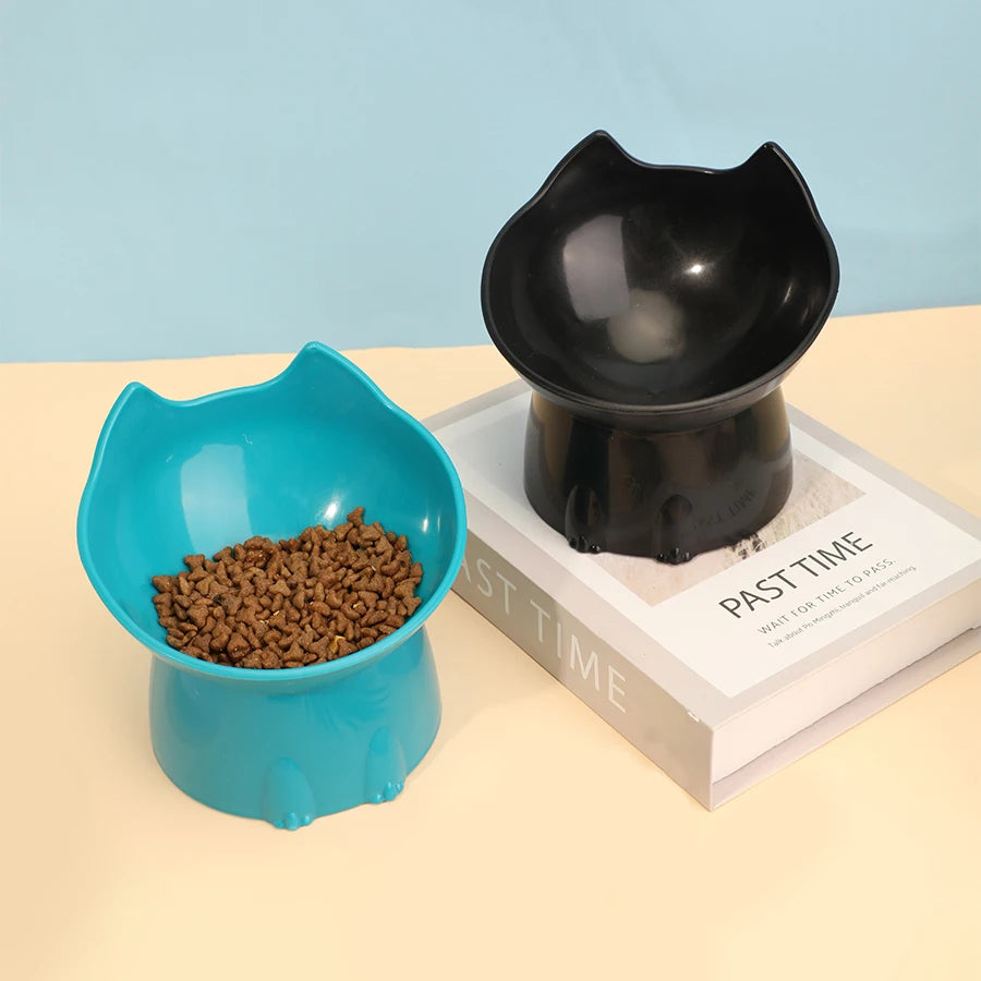Raised Tilted Cat Bowl