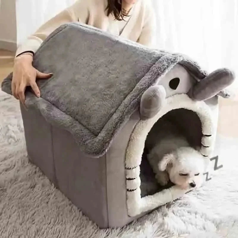 Soft Indoor Dog House Bed