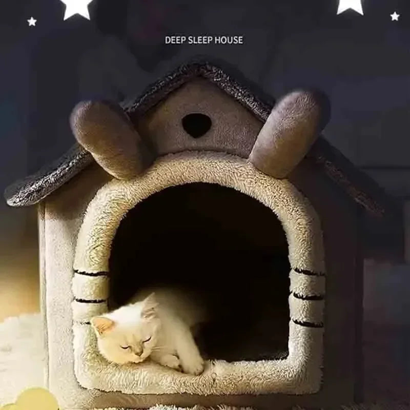 Soft Indoor Dog House Bed