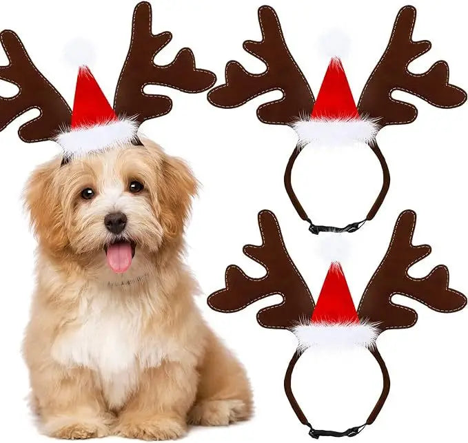 Christmas Antler Headband for Pets