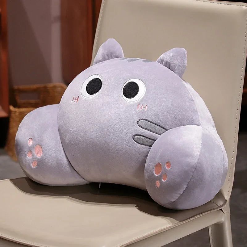Cat Shaped Back Cushion